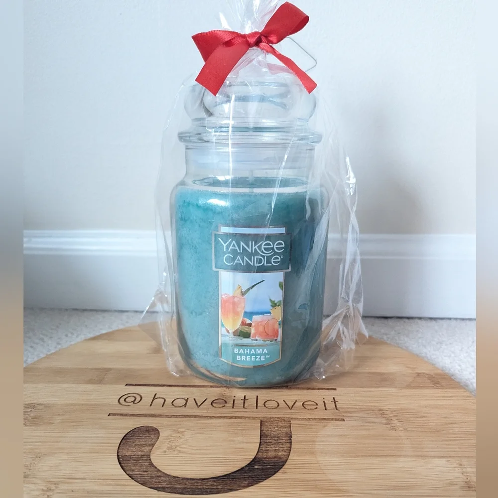 Bahama Breeze Tropical Scented Yankee Candle Never Opened